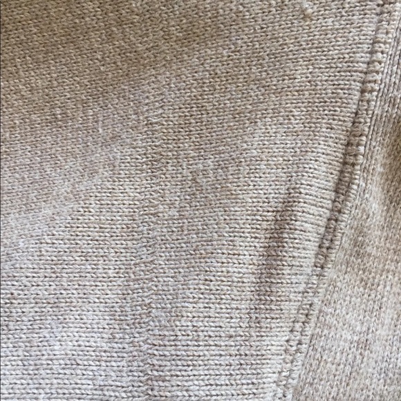 Ted Lapidus Paris Men’s Sweater XL Argyle Print Beige Grey Cotton Crew Neck - Picture 6 of 16